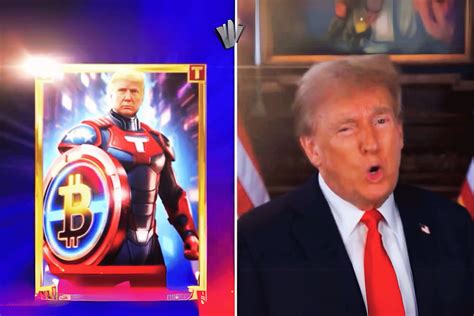 Donald Trump Wants to Sell NFT 'Trading Cards' of Himself for .